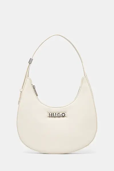 Kabelka HUGO béžová barva, 50541808