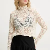 Halenka A.L.C. Indy dámská, béžová barva, vzorovaná, 5TOPS01793