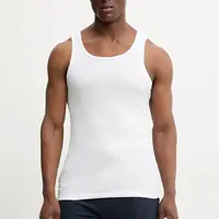 Bavlněné tričko Resteröds ORIGINAL ribtank GOTS 2-pack bílá barva, 7027.1
