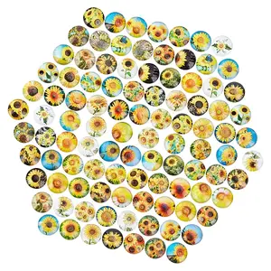 100pcs Glass Cabochons
