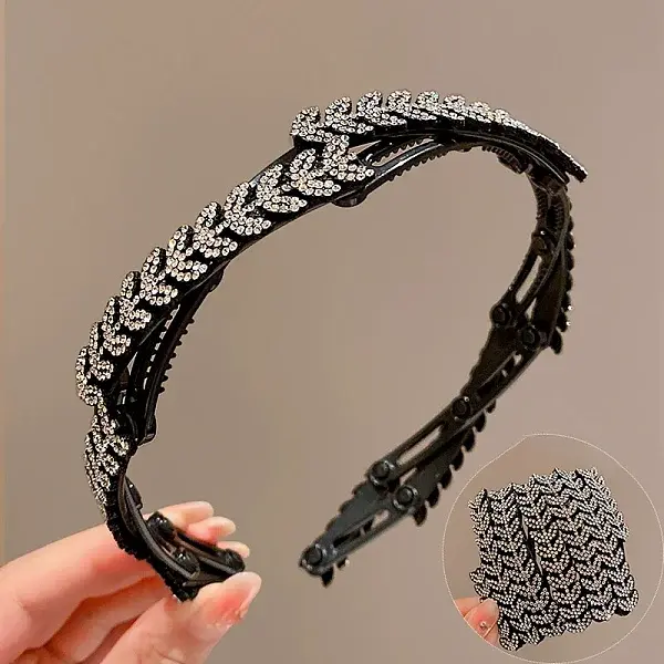 Plastic Rhinestone Hair Bands