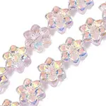 Electroplate Glass Beads Strands