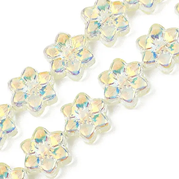 Electroplate Glass Beads Strands