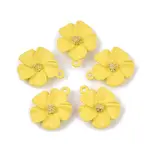 Spray Painted Alloy Pendants