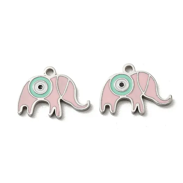 304 Stainless Steel Enamel Pendants