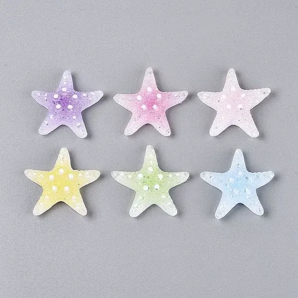 Transpant Resin & Paillette Decoden Cabochons