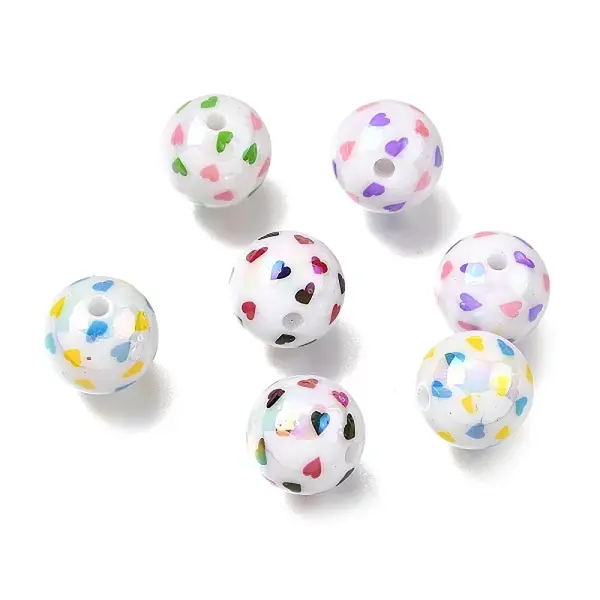 UV Plating Opaque Acrylic Beads