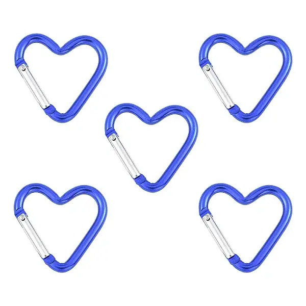 5Pcs Zinc Alloy Spring Gate Rings