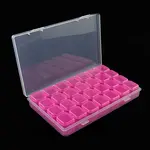 Transparent Plastic 28 Grids Bead Containers