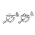 Alloy with Rhinestone Pendant