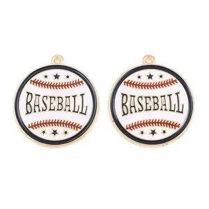 Sport Alloy Enamel Pendants