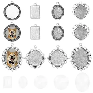 78Pcs DIY 6 Styles Pendants Making Kits