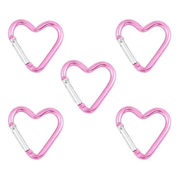 5Pcs Zinc Alloy Spring Gate Rings