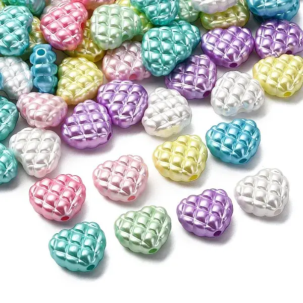 Pearlized Opaque Acrylic Beads