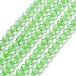 Transparent Glass Beads Strands