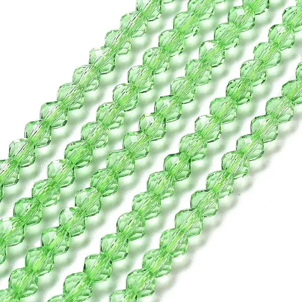 Transparent Glass Beads Strands