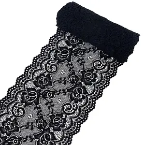 Polyester Elastic Flower Lace Ribbons