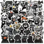50Pcs PVC Waterproof Animals Stickers
