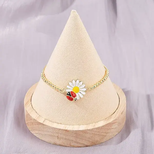 Brass Box Chain Slider Bracelets