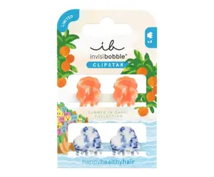 Skřipce do vlasů Invisibobble Clipstar S Mediterranean Minis - 4 ks + dárek zdarma