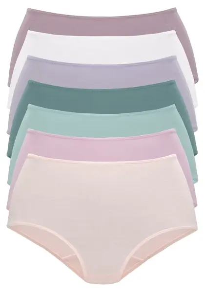 VIVANCE Nohavičky  svetlofialová / marhuľová / svetloružová / biela