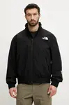 Bunda The North Face TNF X NSE černá barva, přechodná, oversize, NF0A8BJKJK31