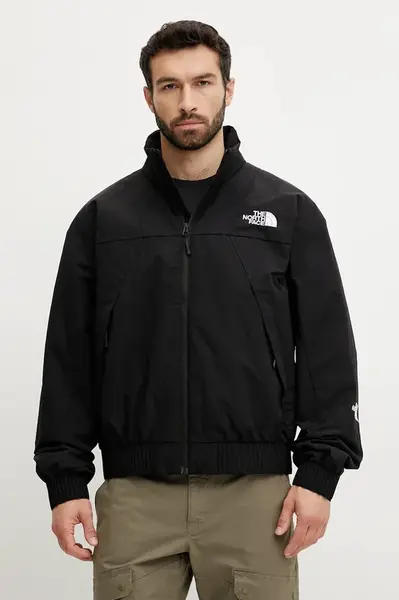 Bunda The North Face TNF X NSE černá barva, přechodná, oversize, NF0A8BJKJK31