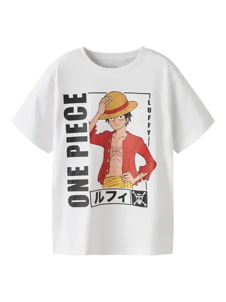 TWO SOON Tričko 'One Piece'  medová / červená / čierna / biela