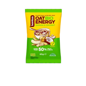 BOMBUS Oat energy banana & coconut ovesná kaše 65 g BIO
