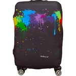 Willard LUGGAGE COVER L Elastický obal na cestovní kufr, černá, velikost