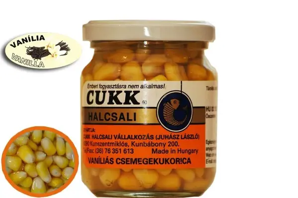 Cukk kukuřice bez nálevu 220 ml-vanilka