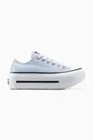 Tenisky Converse Chuck Taylor All Star Lift Double Stack modrá barva, A16285C
