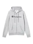 Champion Authentic Athletic Apparel Tepláková bunda  sivá / čierna
