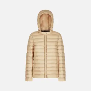 Brown Women's Quilted Jacket Geox Jaysen - Women's