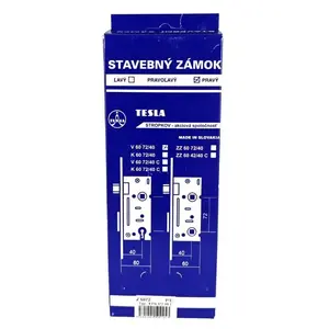 Zámek stavební 6072 V, pravý