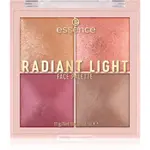 essence Radiant Light paletka rozjasňovačů a tvářenek odstín Signature Light 11 g