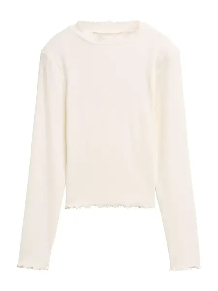 TOM TAILOR Tričko  šedobiela