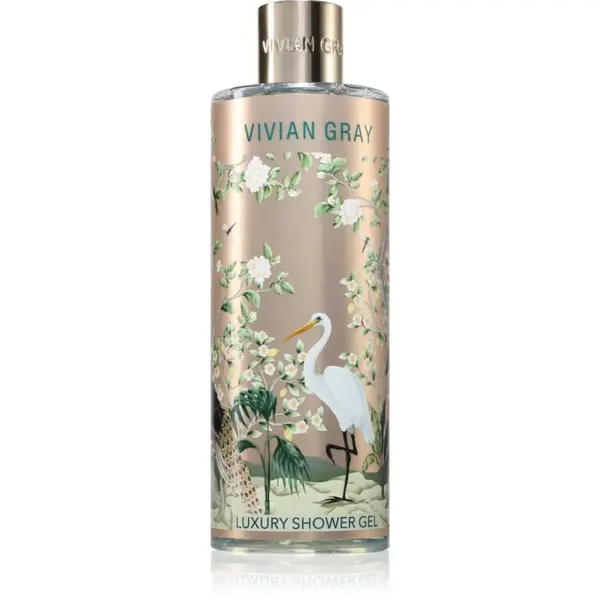 Vivian Gray Birds of Paradise luxusný sprchový gél vône ylang-ylang, vanilla, sandalwood 500 ml