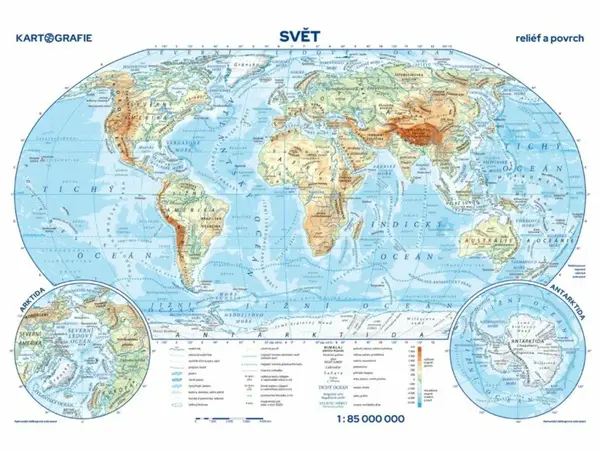 Svět – příruční mapa