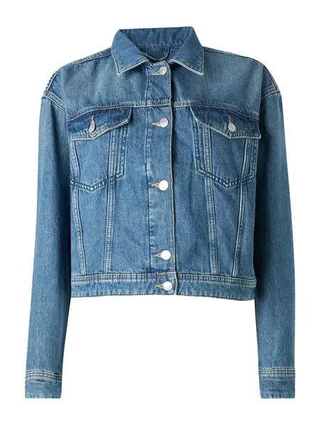 BOSS Prechodná bunda  modrá denim