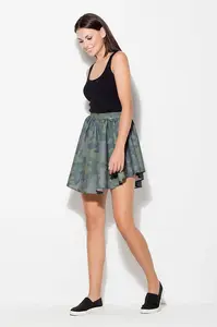 Skirt with asymmetrical bottom Katrus camo