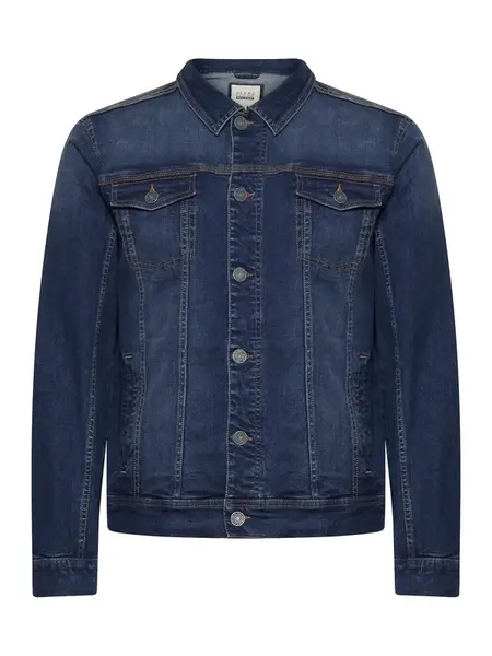 BLEND Prechodná bunda  modrá denim / tmavomodrá