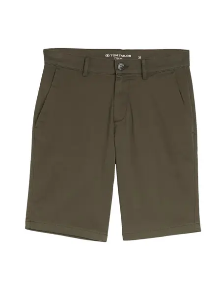 TOM TAILOR Chino nohavice  tmavozelená