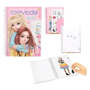 Top Model Omalovánka s nálepkami