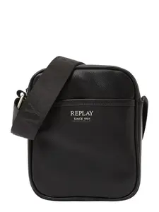 REPLAY Taška cez rameno  čierna