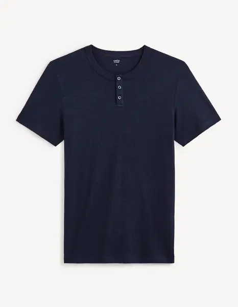 Celio Tričko henley Geliney - Pánské