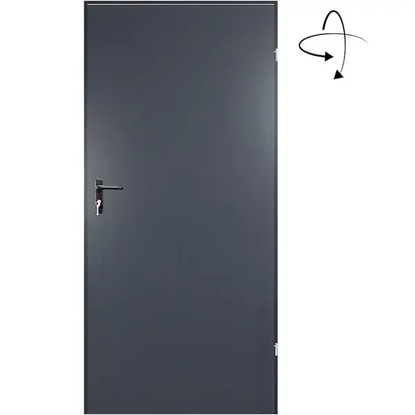 Technické dvere T43 100 antracit
