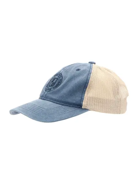 chillouts Čiapka 'Milton'  béžová / modrá denim