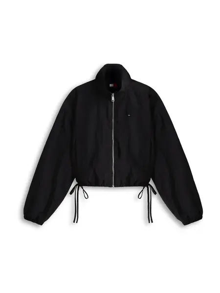 Tommy Jeans Prechodná bunda  čierna