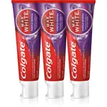 Colgate Max White Purple Reveal osvěžující zubní pasta 3x75 ml